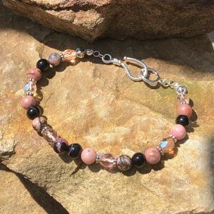 Rhodonite Gemstone Bracelet